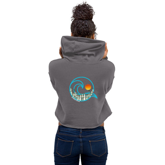 Trees & Seas - Crop Hoodie