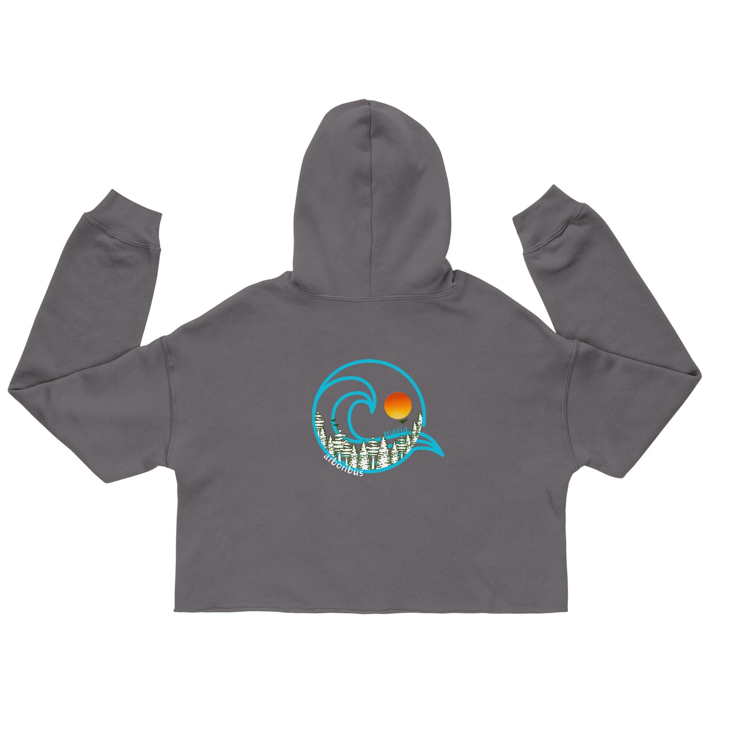 Trees & Seas - Crop Hoodie